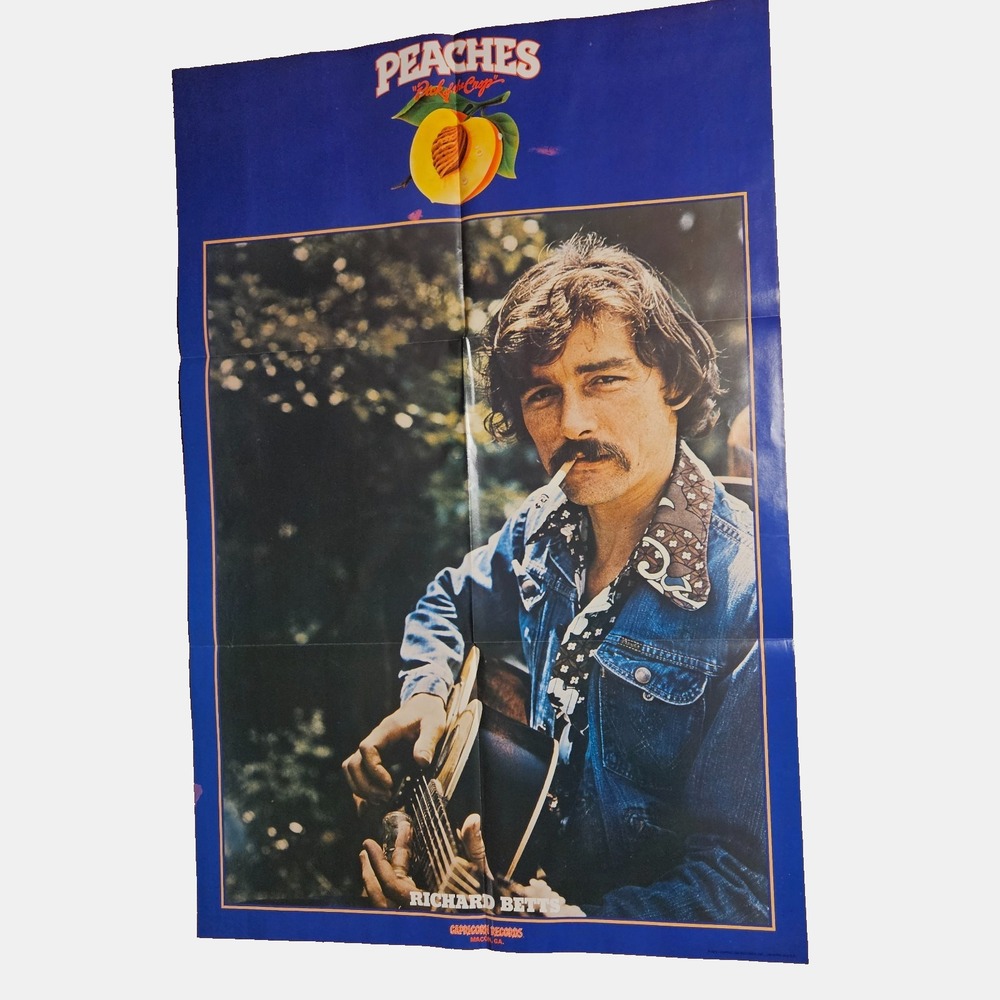 Richard Betts Highway Call‎ Vintage 1974 Promo Poster 23x35 Capricorn Rock